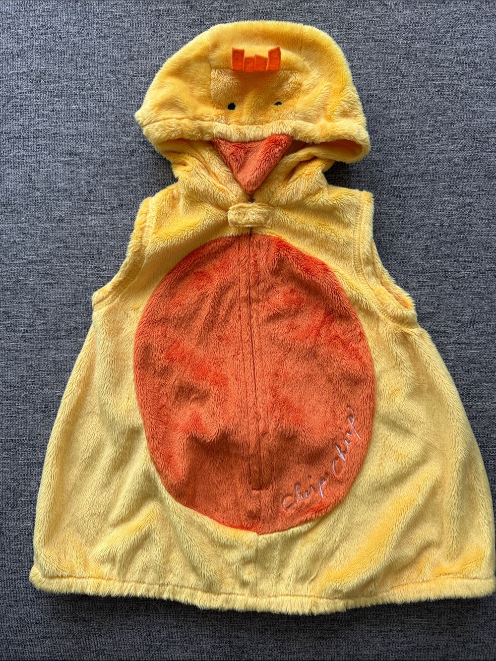 ADORABLE  🐣🐤LITTLE CHICK🐤🐣 SOFT PLUSH INFANT COSTUME SIZE 3-6 MONTHS 🌟EUC🌟
